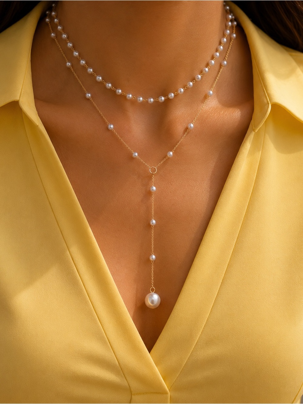 Beautiful Handmade Pearl Necklace. - Picture 6 of 16